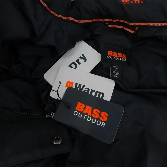 Bass Outdoor Women's Discovery Full Zip Puffer Winter Jacket Black New Small