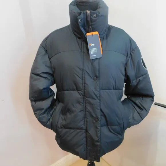 Bass Outdoor Women's Discovery Full Zip Puffer Winter Jacket Black New Small