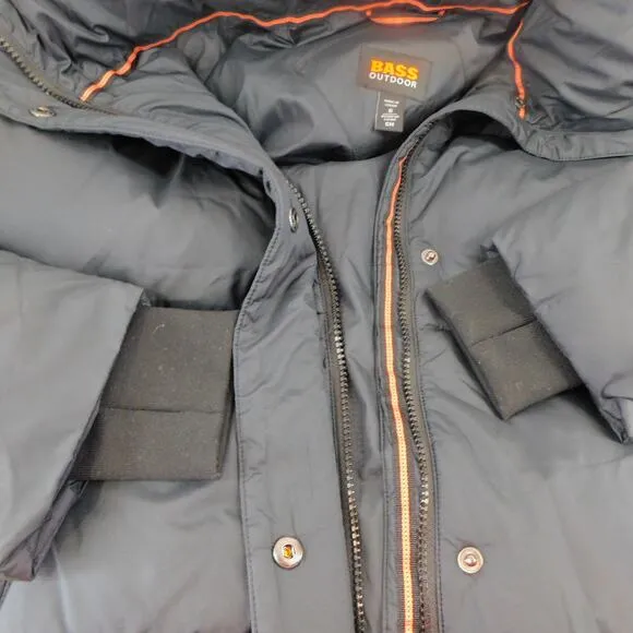 Bass Outdoor Women's Discovery Full Zip Puffer Winter Jacket Black New Small
