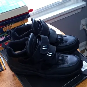 Bates Men's Tactical Black Velcro Strap Shoes