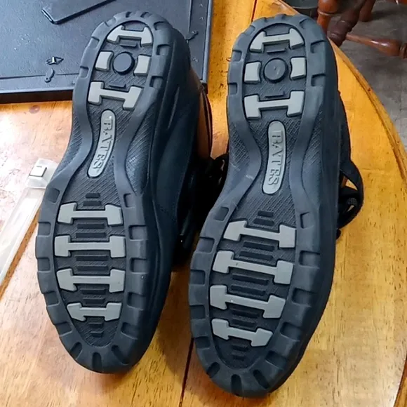 Bates Men's Tactical Black Velcro Strap Shoes
