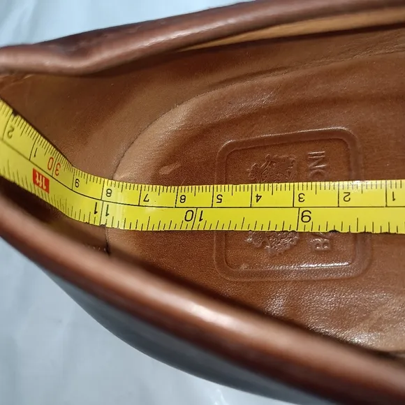 Battistoni handmade in England men's luxury penny loafers Uk 9E
