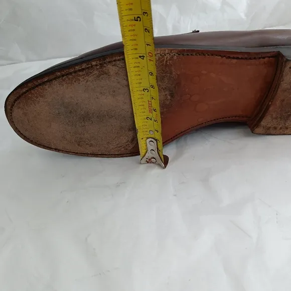 Battistoni handmade in England men's luxury penny loafers Uk 9E