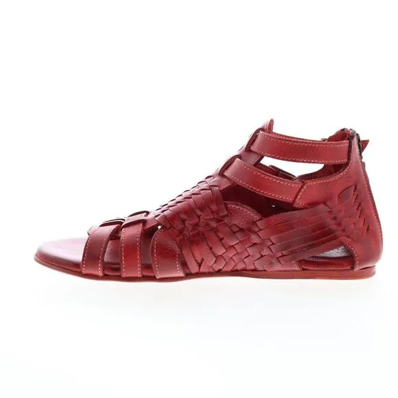 Bed Stu Womens Claire III Red Shoes (NWT)