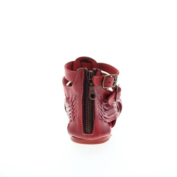 Bed Stu Womens Claire III Red Shoes (NWT)