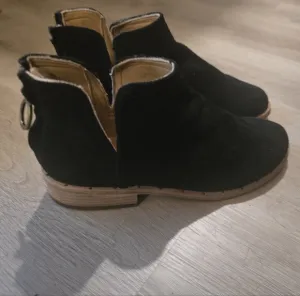 Beek Falcon Black Suede Ankle Boots 7 1/2 NWOT