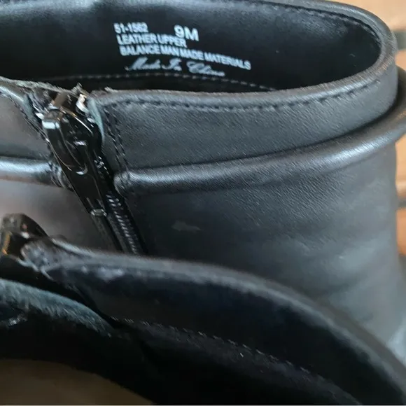 Bella Vita women’s leather Diaz black ankle boots size 9
