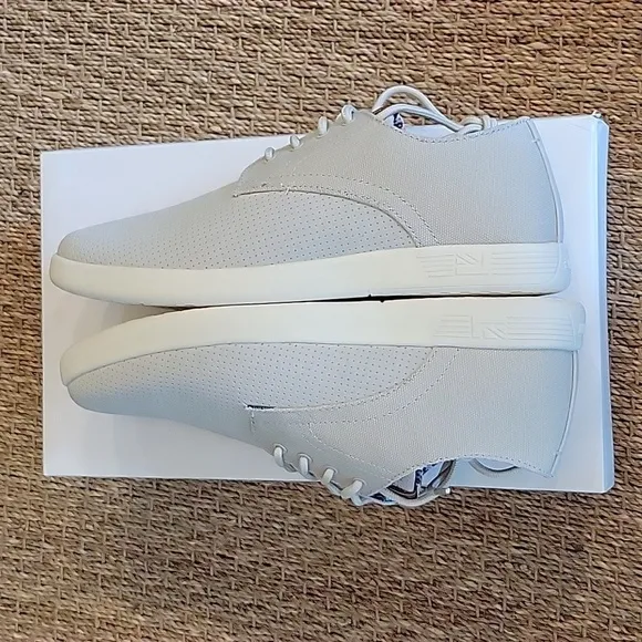 BEN SHERMAN lt. gray Presley Oxford sneakers shoes.  New in box. Size men's 8.