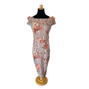 BGL GORGEOUS FLORAL DRESS US SIZE 6, EURO SIZE 38