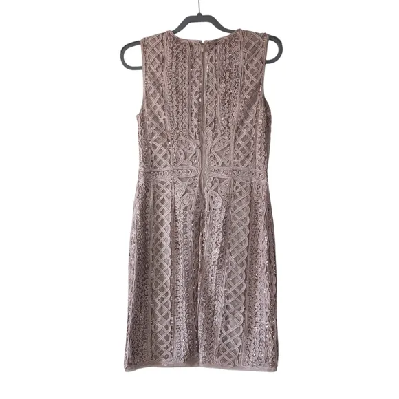 BHLDN Quartz Rose Sequin Champagne Party Evening Luxury Mini Dress 6