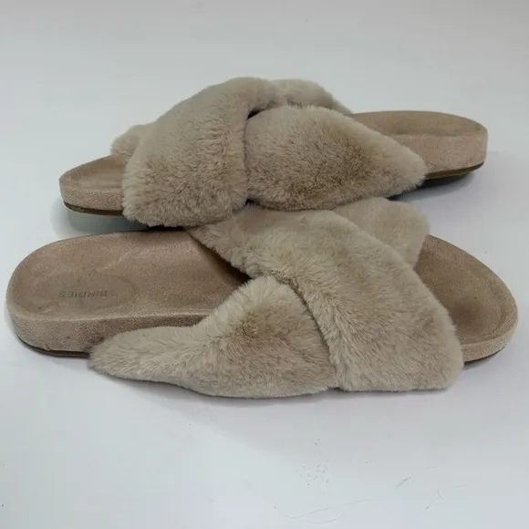 Birdies &quot;The Robin&quot; Faux Fur Slipper Size 7