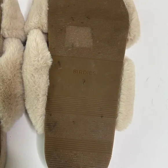 Birdies &quot;The Robin&quot; Faux Fur Slipper Size 7