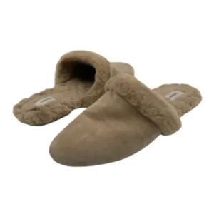 Birdies The Songbird Slides Slippers Women's Size 8.5  Biscotti Faux Fur Comfort