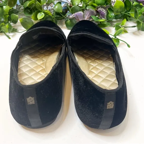 Birdies The Starling Black Velvet Flats Size 9.5