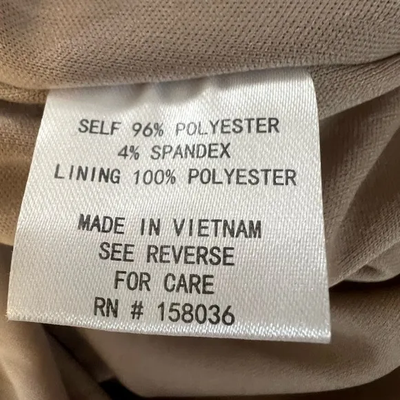 Birdy Grey Jay Dress in Crepe Taupe Size Medium Minimalist Gown NWT
