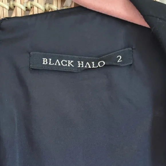 Black Halo Cap sleeve Dress