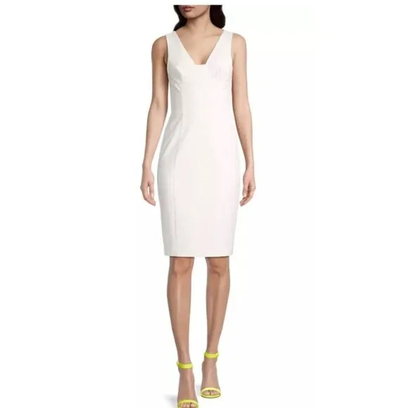 Black Halo Cinder Sheath Dress