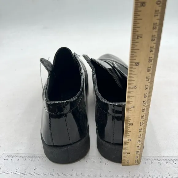 Black Men's Oxford Dress Shoes Plain Toe Lace-up Business Formal Work Shoes