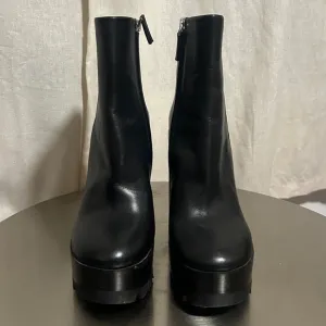 Black Platform Ankle Boots