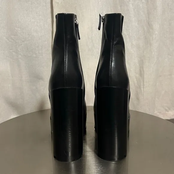 Black Platform Ankle Boots