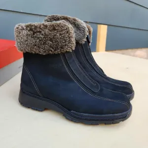 Blondo Black Comanche Waterproof Leather Booties - Size 8