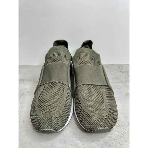 Blondo Mens Sneakers Size 9 Olive Green Knit Waterproof Athletic NEW