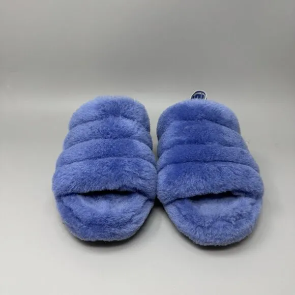 Blue UGG Classic Fluff Yeah 1095119 Slide Slippers Women's Size US 5