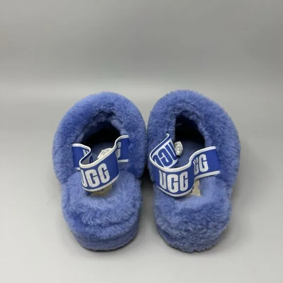 Blue UGG Classic Fluff Yeah 1095119 Slide Slippers Women's Size US 5