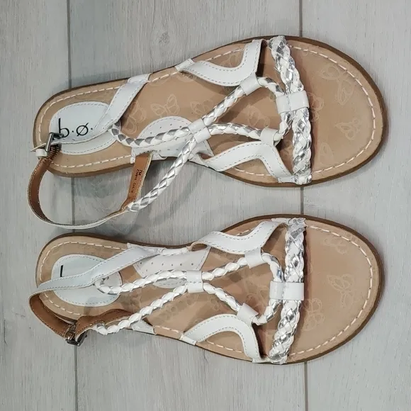 B.O.C. Womens &quot;Like New&quot; Pandy Comfort Strappy Sandals Flip Flop shoes sz 7