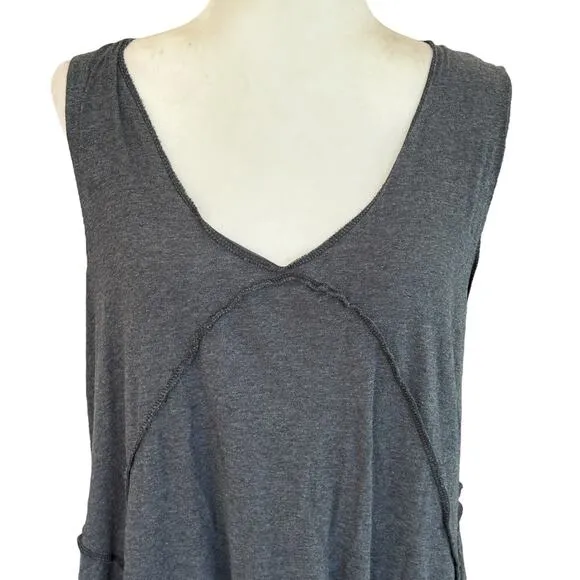 Bodil Tunic Dress Medium Asymmetric Lagenlook Minimalist Boho Grunge Whimsigoth