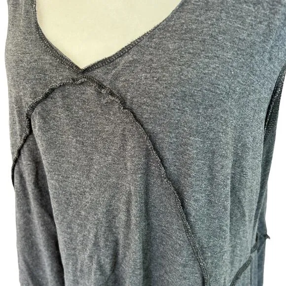 Bodil Tunic Dress Medium Asymmetric Lagenlook Minimalist Boho Grunge Whimsigoth