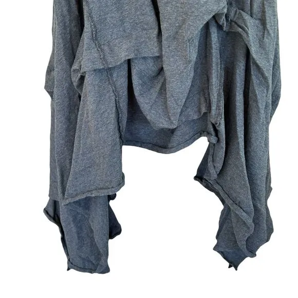 Bodil Tunic Dress Medium Asymmetric Lagenlook Minimalist Boho Grunge Whimsigoth