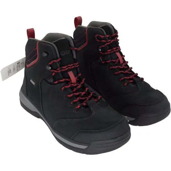 Bogs Mens Bedrook II 6-Inch WP Waterproof Boot, Black, Size 13