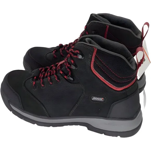 Bogs Mens Bedrook II 6-Inch WP Waterproof Boot, Black, Size 13
