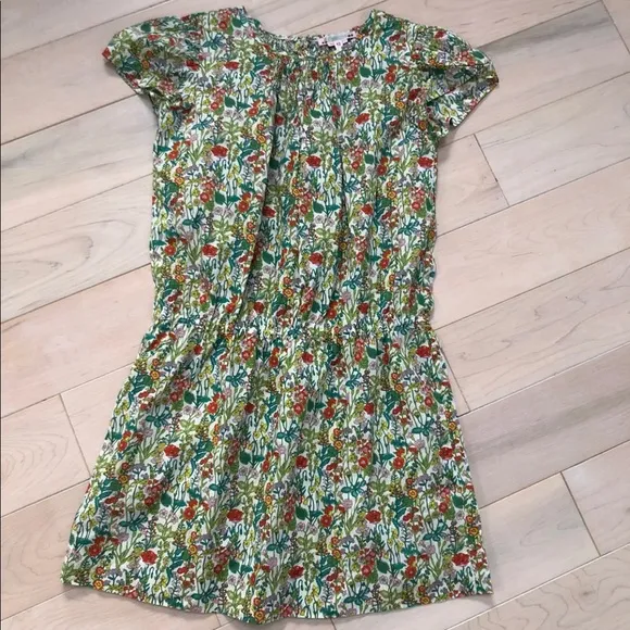 Bonpoint girls dress size 12 light cotton floral