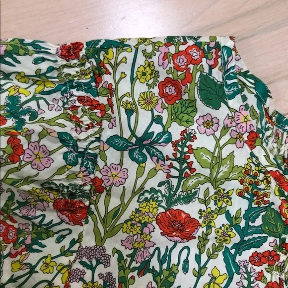 Bonpoint girls dress size 12 light cotton floral