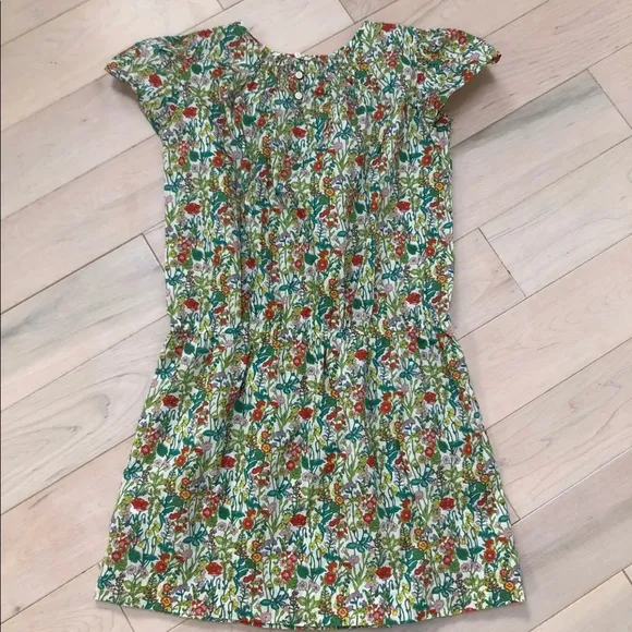 Bonpoint girls dress size 12 light cotton floral