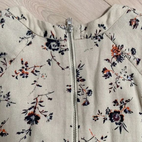 Bonpoint girls soft cotton wool lined floral dress