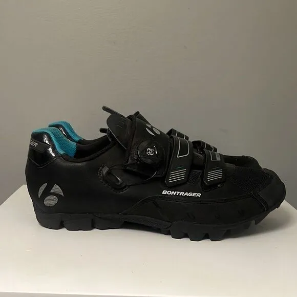 Bontrager Igneo Women's Black Blue Outdoor Cycling Athletic Shoes Size 11.5