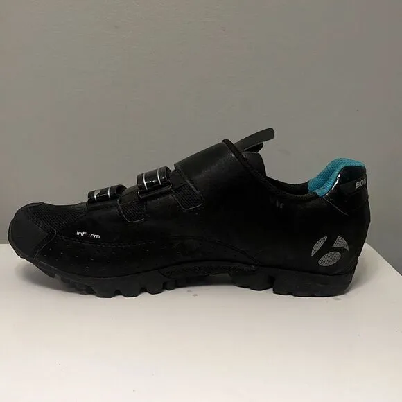 Bontrager Igneo Women's Black Blue Outdoor Cycling Athletic Shoes Size 11.5