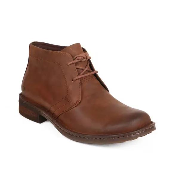 Born Harrison Brown Leather Lace Up Square Toe Ankle Chukka Boots Men's Size 13