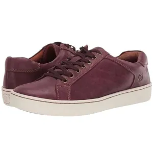 Born Leather Womens Oxford lace up size 9M Burgundy