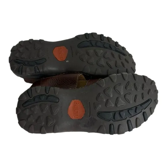 BORN Mens Cabot Sandal Size 11 Brown Fisherman Leather Weave Outdoor Shoes