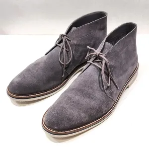 Bostonian Mens Dezmin Mid Chukka Boots Gray Suede Size 12 M US Ankle Shoes 16501