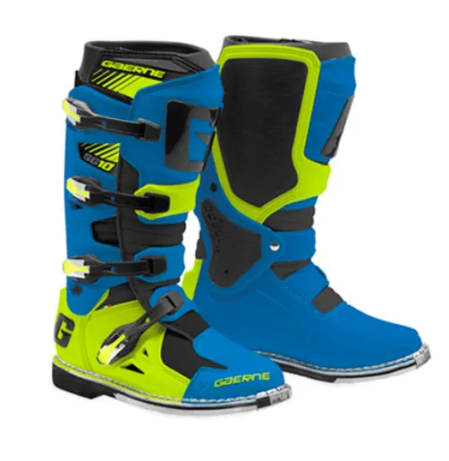 Botas de Moto Sg-10 Azul Amarillo Gaerne
