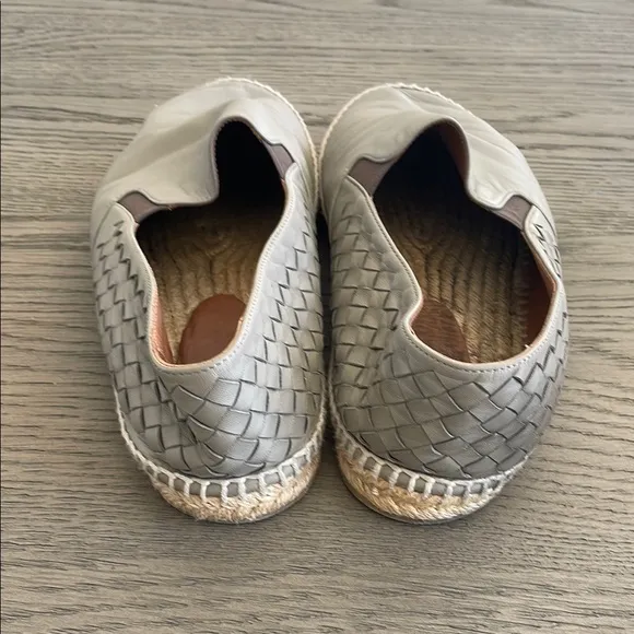 Bottega Veneta Gray Loafers Slip-On Shoes