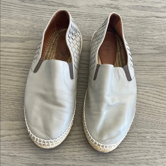 Bottega Veneta Gray Loafers Slip-On Shoes