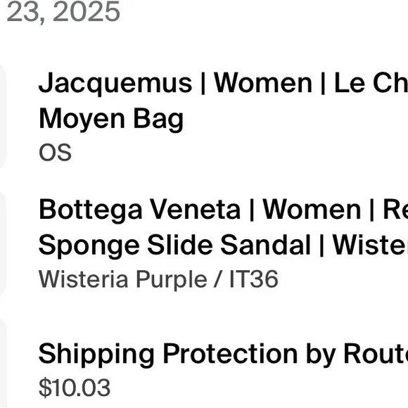 Bottega Veneta Purple Sandals Slides Slippers Brand New Never Worn.