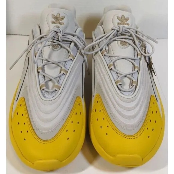 Brand New Mens Adidas Ozelia 'Aluminum Bold Gold' Athletic Sneakers Size 14