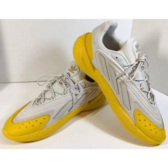 Brand New Mens Adidas Ozelia 'Aluminum Bold Gold' Athletic Sneakers Size 14